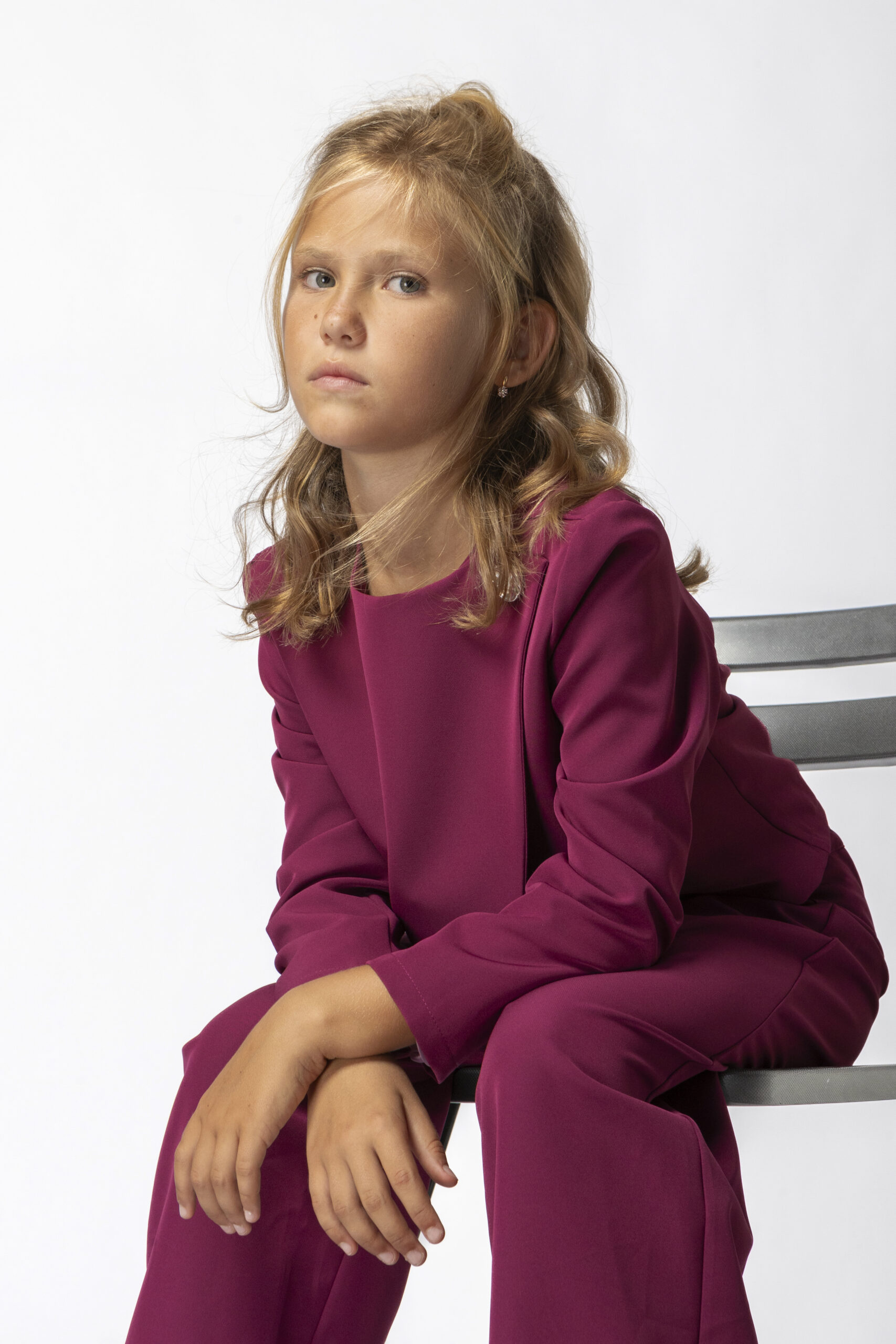 Magenta Wide‑Leg Pants - Image 2