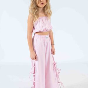 Blush Side‑Tie Lounge Co‑Ord Set