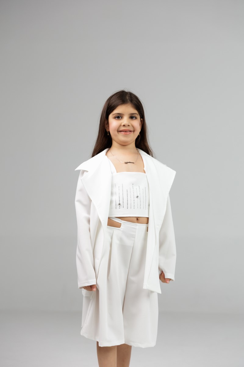 High‑Waist Shorts with Cutout Waist Detail - Image 2