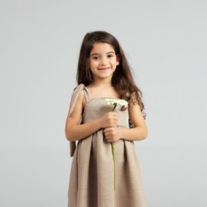 Sleeveless Tie‑Strap Dress