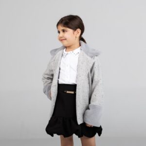 GNS 877 (WC) Button‑Front Shirt with Decorative Collar Detail