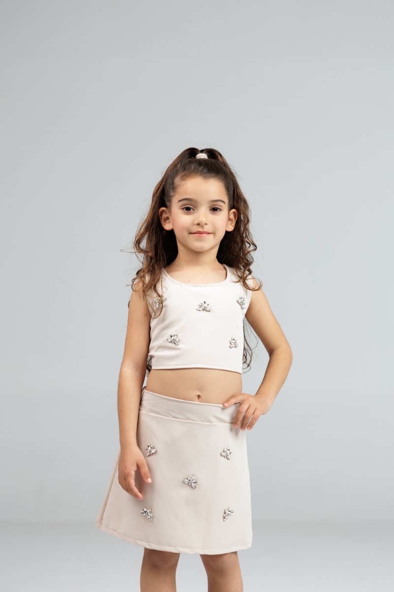 Embellished Mini Skirt - Image 2