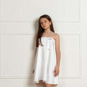 Sleeveless Tie‑Strap Dress